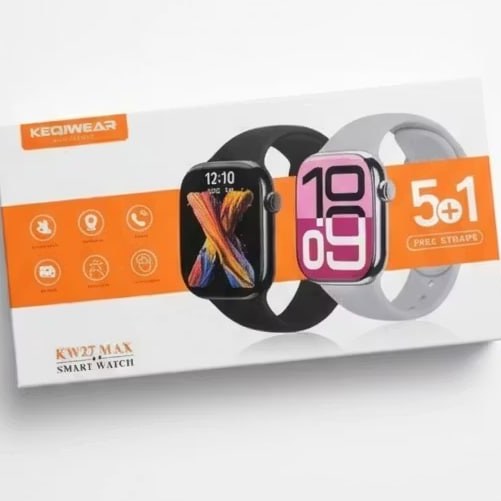 ساعت هوشمند KW27 MAX ۴۶ میلی‌متری با GPS و نمایشگر AMOLED