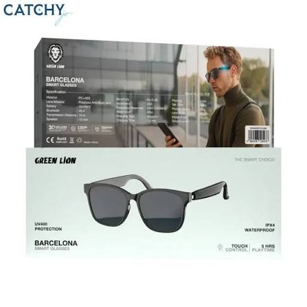 عینک هوشمند گرین‌لاین Green Lion Barcelona Smart Glasses با کنترل لمسی و لنز UV400