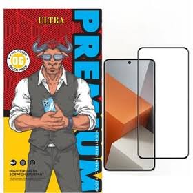 محافظ صفحه نمایش شیائومی مدل Redmi Note 14 Pro گلس خمیده فول چسب